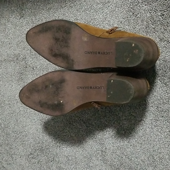 Lucky Brand Studs Booties in Caramel 6M - Picture 10 of 11